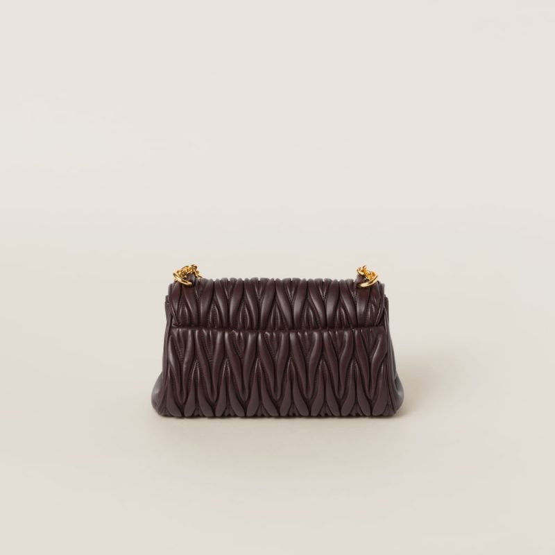 Matelassé nappa leather shoulder bag - Image 3