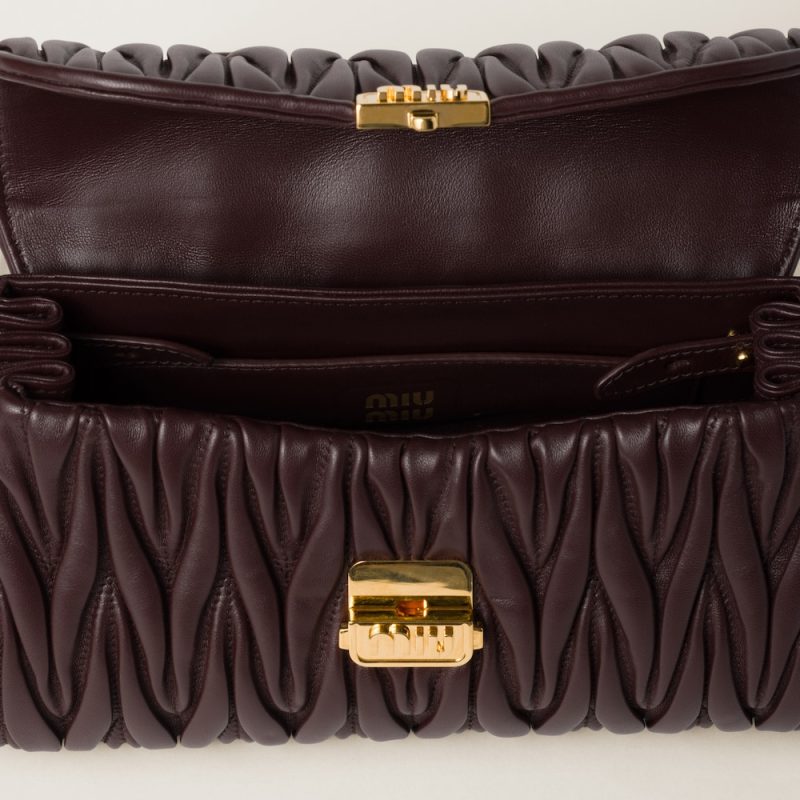 Matelassé nappa leather shoulder bag - Image 4