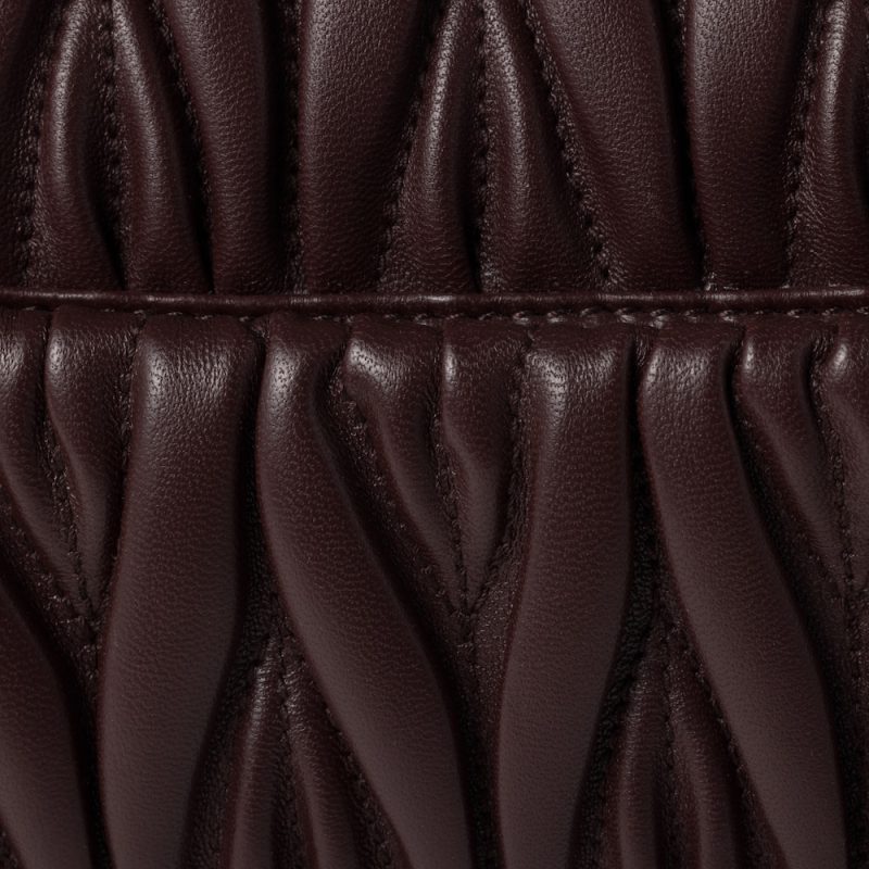 Matelassé nappa leather shoulder bag - Image 5
