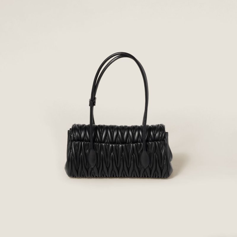 Matelassé nappa leather shoulder bag - Image 4