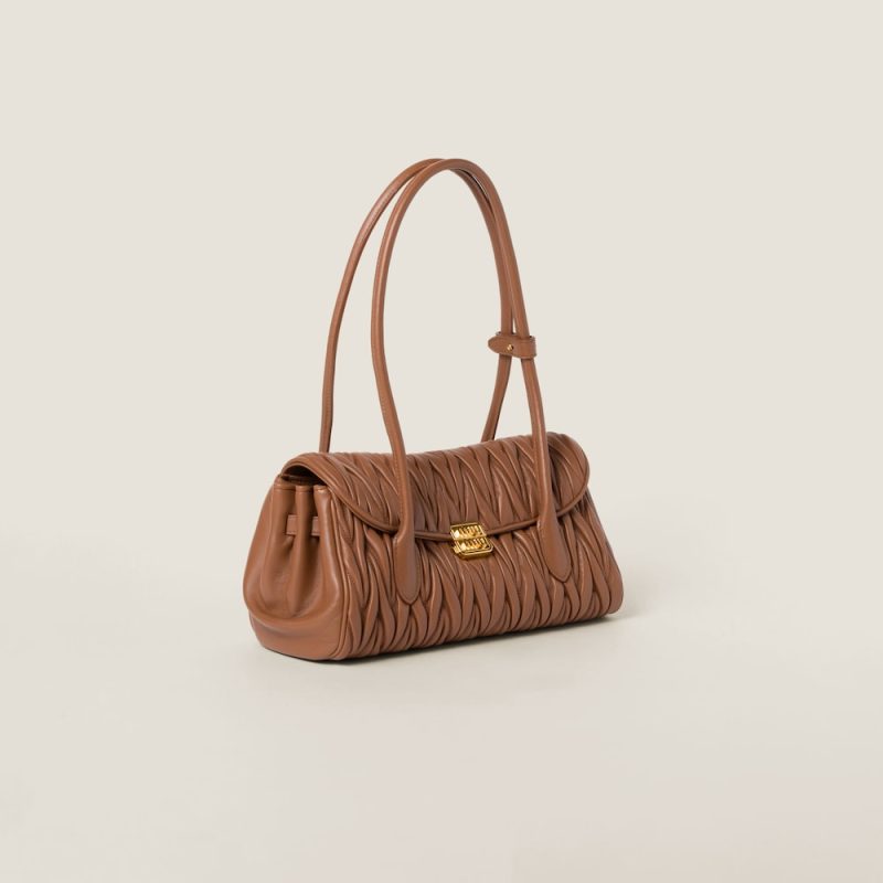 Matelassé nappa leather shoulder bag - Image 2