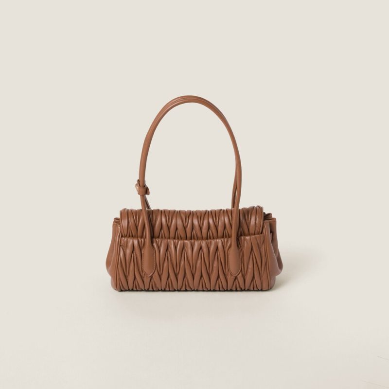 Matelassé nappa leather shoulder bag - Image 3