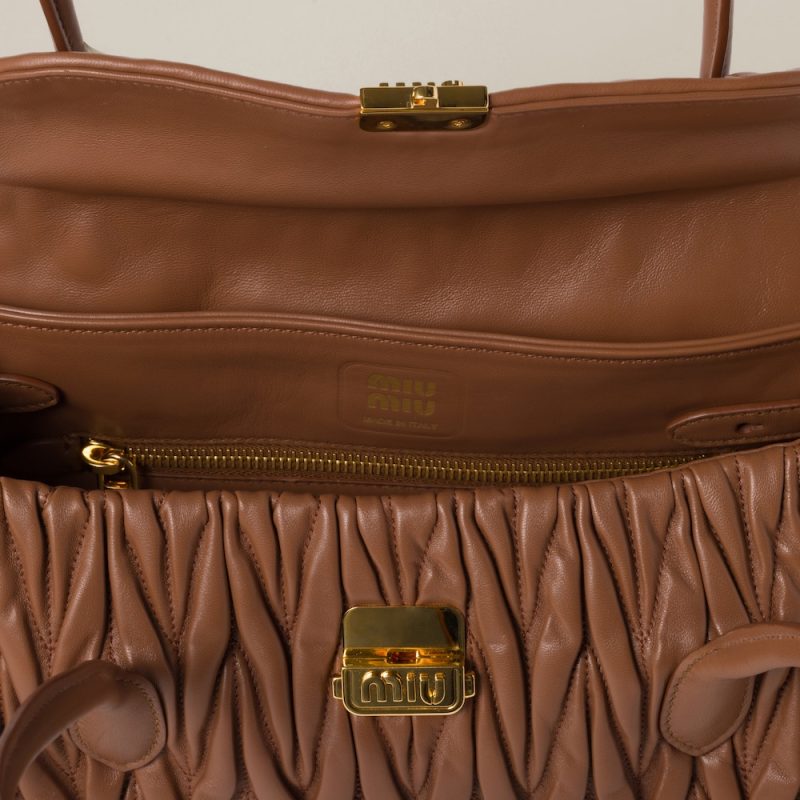 Matelassé nappa leather shoulder bag - Image 4