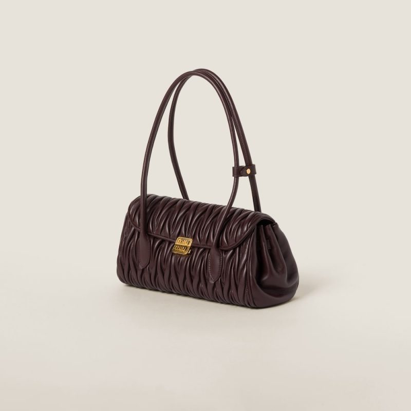 Matelassé nappa leather shoulder bag - Image 2
