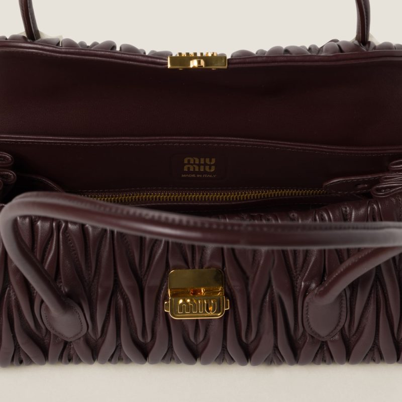 Matelassé nappa leather shoulder bag - Image 4