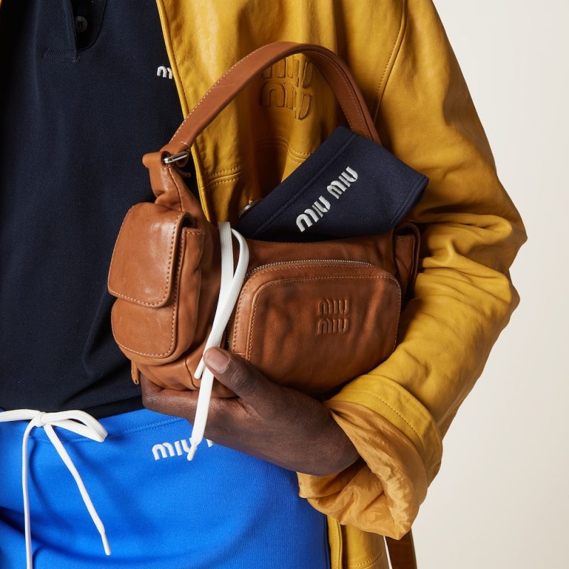 Pocket nappa leather bag - Image 7