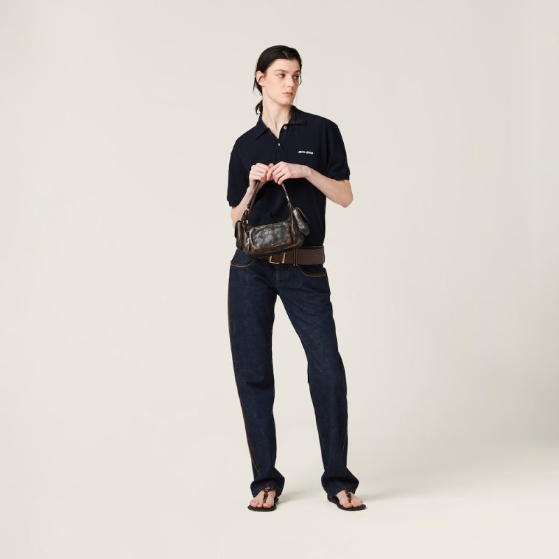 Nappa leather Pocket bag - Image 5