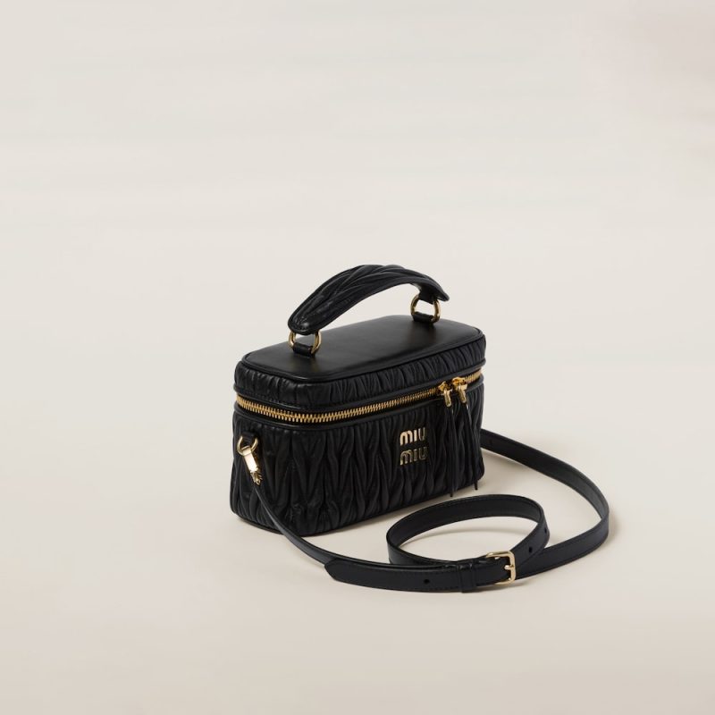Matelassé nappa leather shoulder bag - Image 2