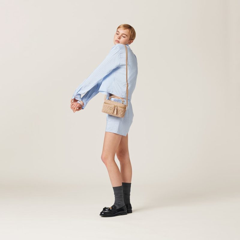 Matelassé nappa leather shoulder bag - Image 2