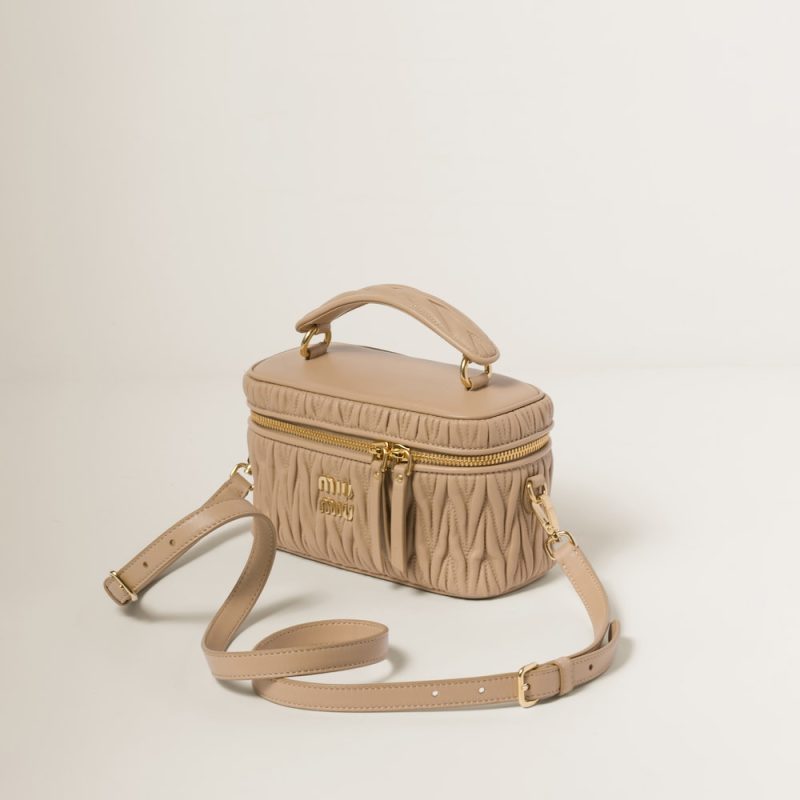 Matelassé nappa leather shoulder bag - Image 3