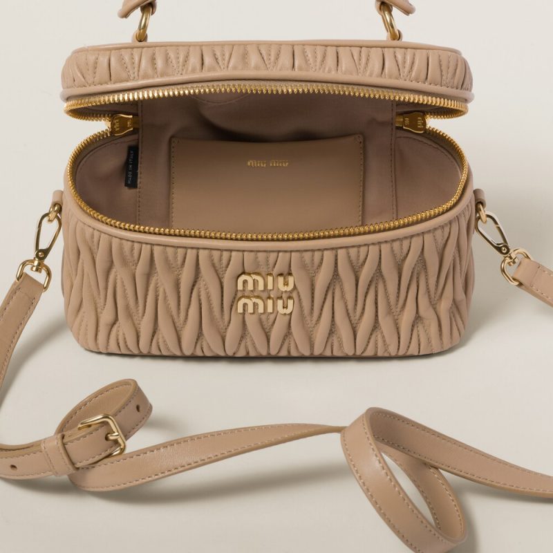 Matelassé nappa leather shoulder bag - Image 5