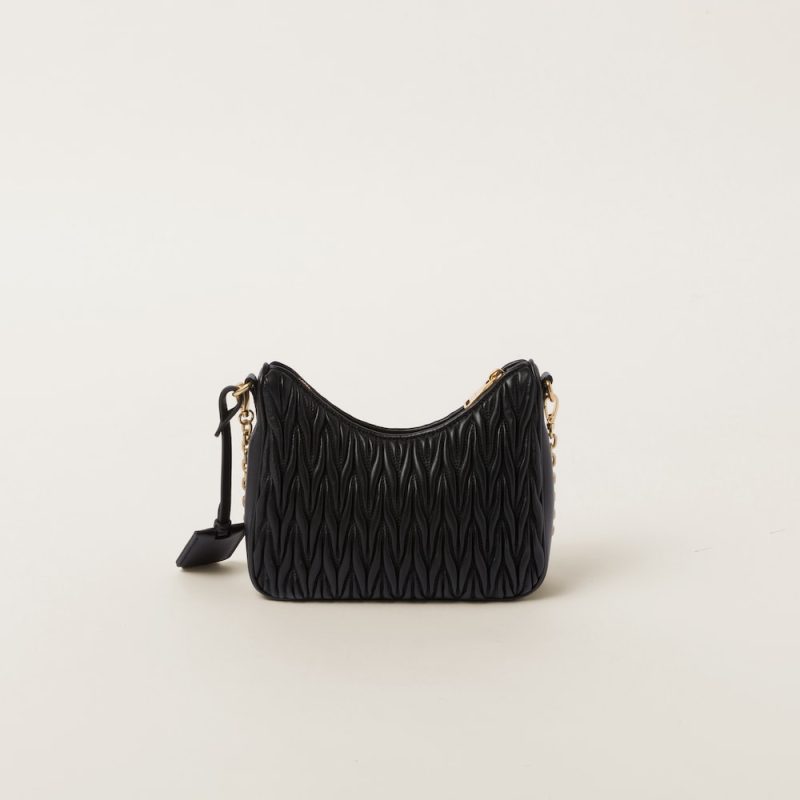 Matelassé nappa leather shoulder bag - Image 4