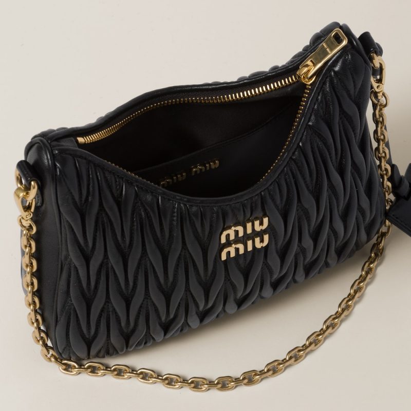 Matelassé nappa leather shoulder bag - Image 5
