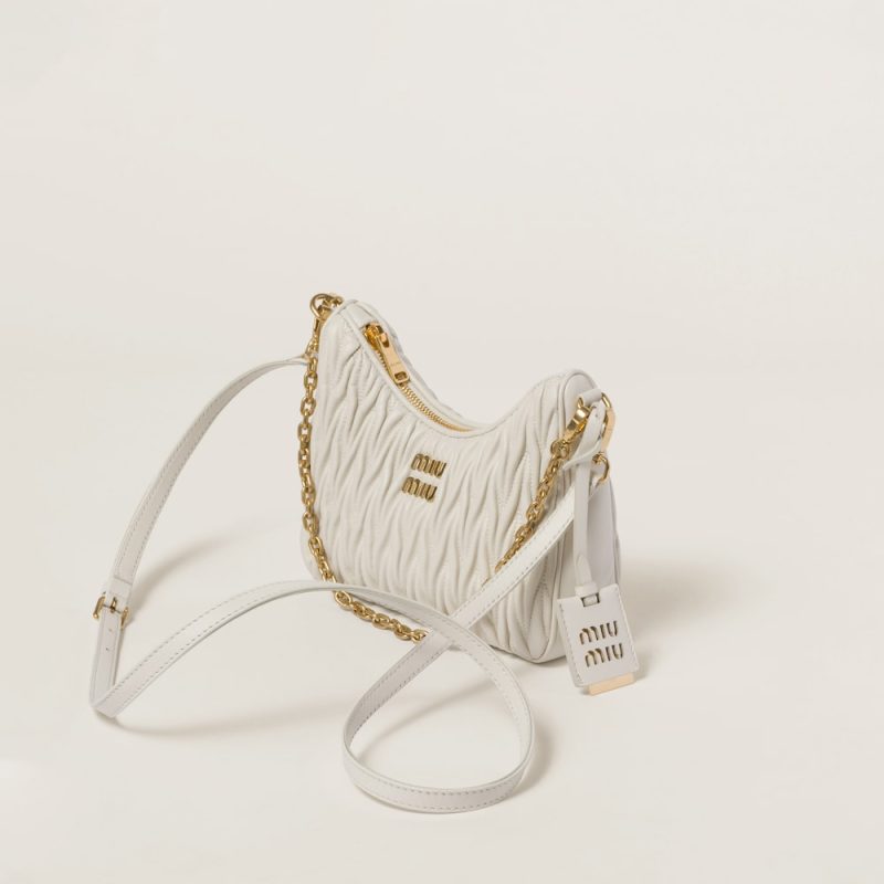 Matelassé nappa leather shoulder bag - Image 3