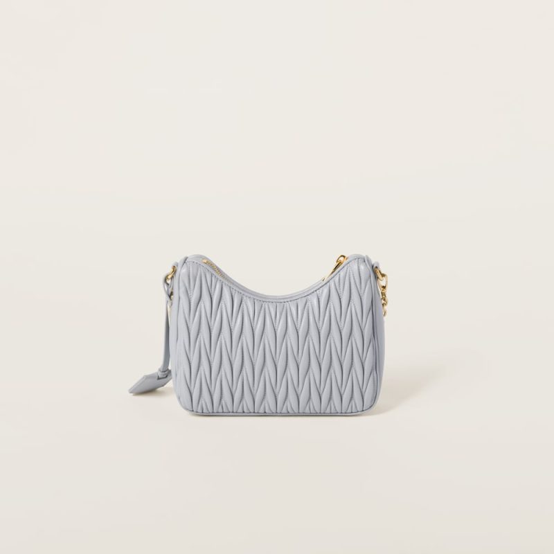 Matelassé nappa leather shoulder bag - Image 3