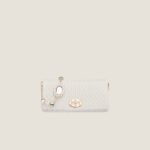 Miu Miu Iconic Crystal Cloqué Nappa leather bag