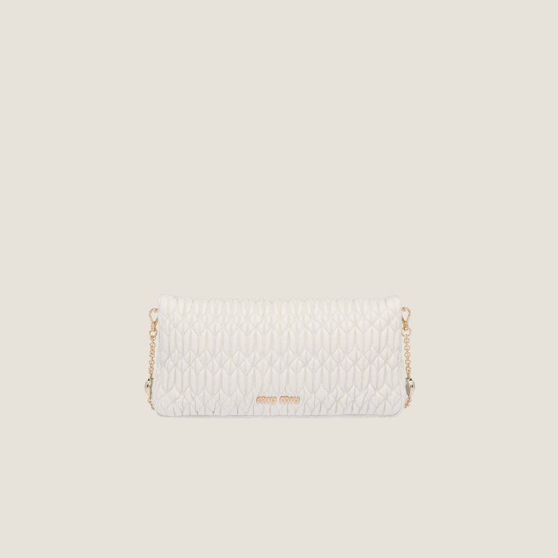 Miu Miu Iconic Crystal Cloqué Nappa leather bag - Image 3