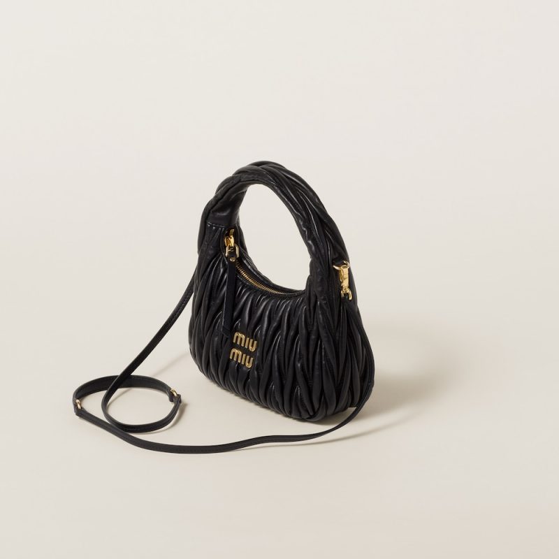 Wander matelassé nappa leather hobo bag - Image 2