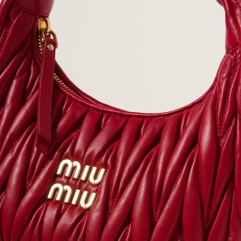 Wander matelassé nappa leather hobo bag - Image 6