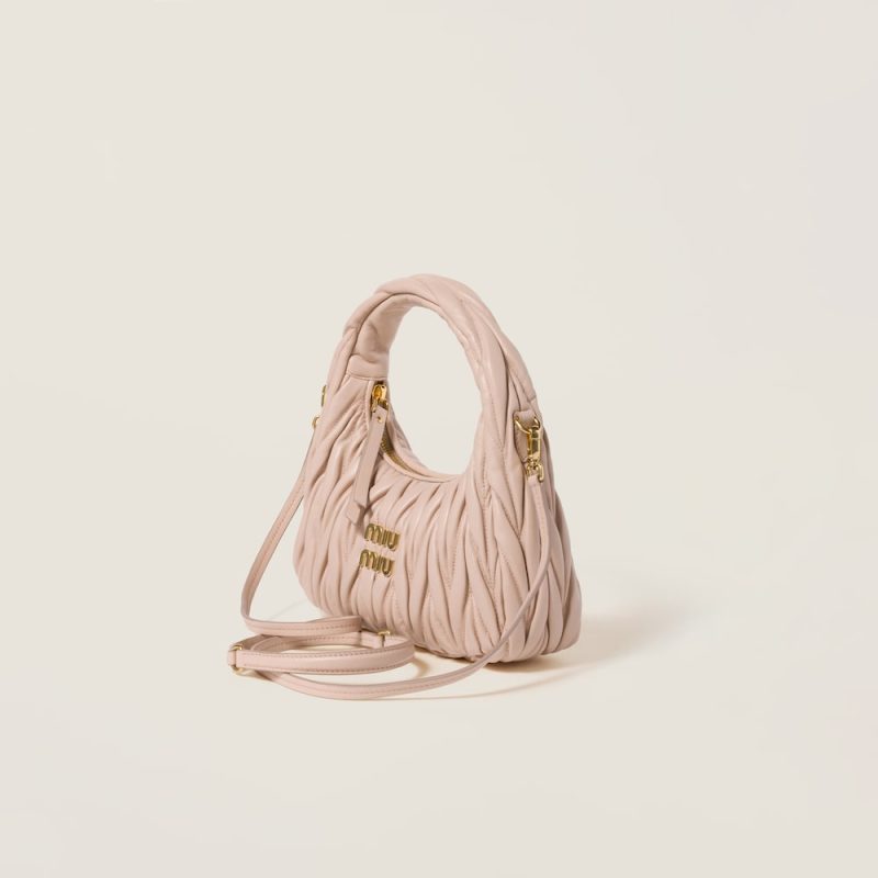 Wander matelassé nappa leather hobo bag - Image 3