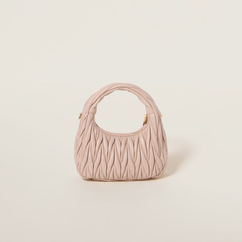 Wander matelassé nappa leather hobo bag - Image 4