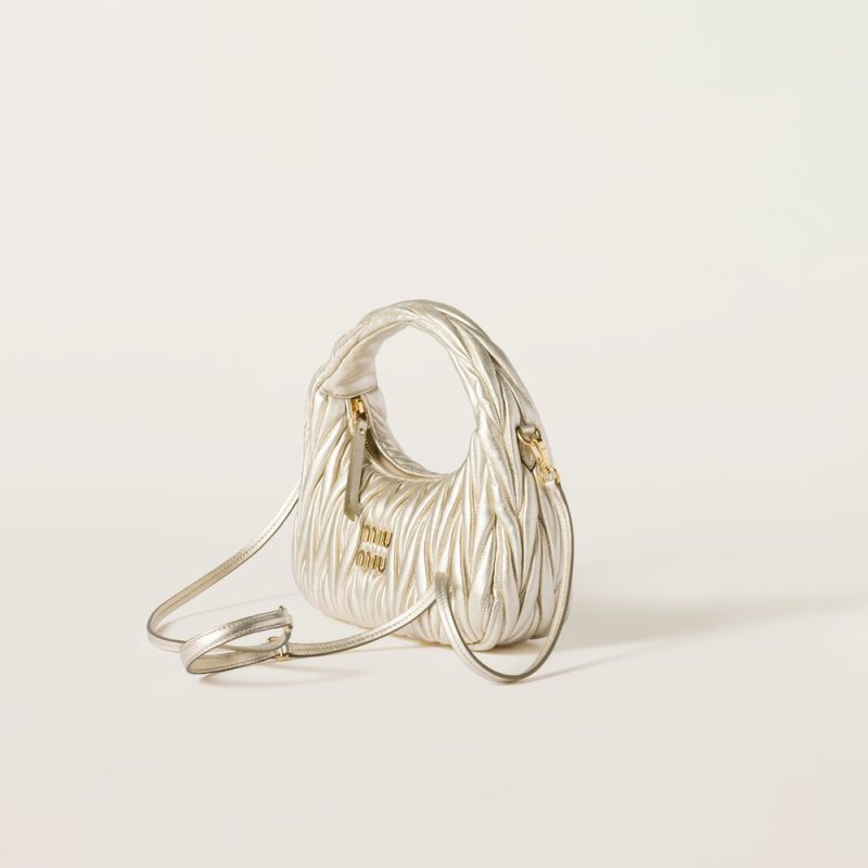 Wander matelassé nappa leather hobo bag - Image 2