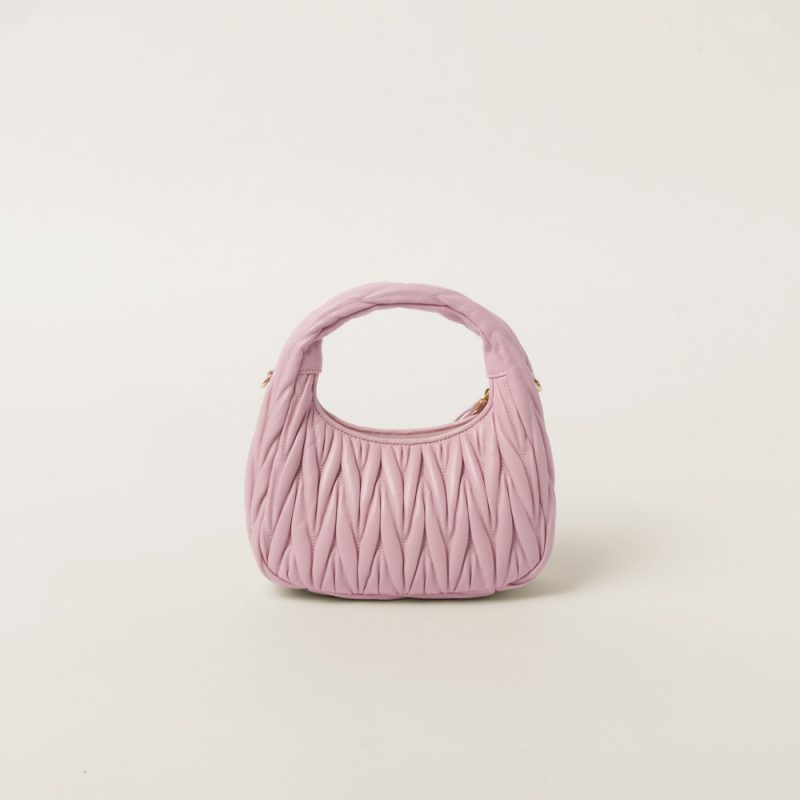 Wander matelassé nappa leather hobo bag - Image 3
