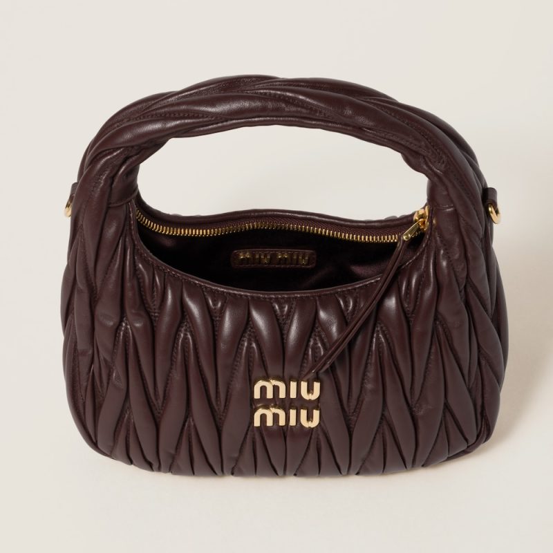 Wander matelassé nappa leather hobo bag - Image 6