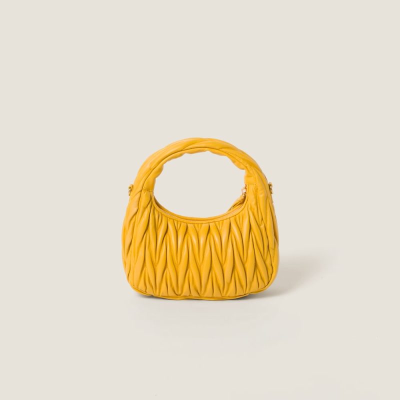 Wander matelassé nappa leather hobo bag - Image 3