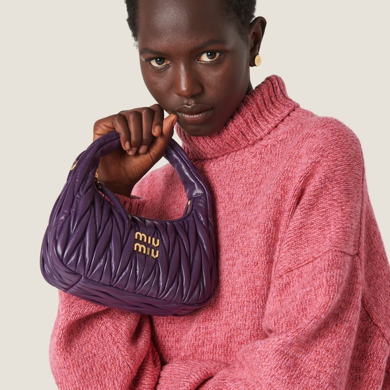 Wander matelassé nappa leather hobo bag - Image 2