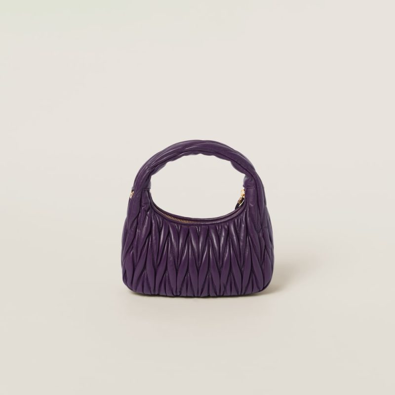 Wander matelassé nappa leather hobo bag - Image 4