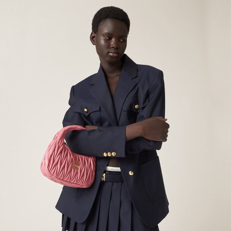 Wander matelassé nappa leather hobo bag - Image 2