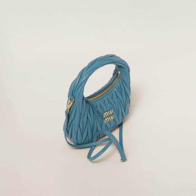 Wander matelassé nappa leather hobo bag - Image 3