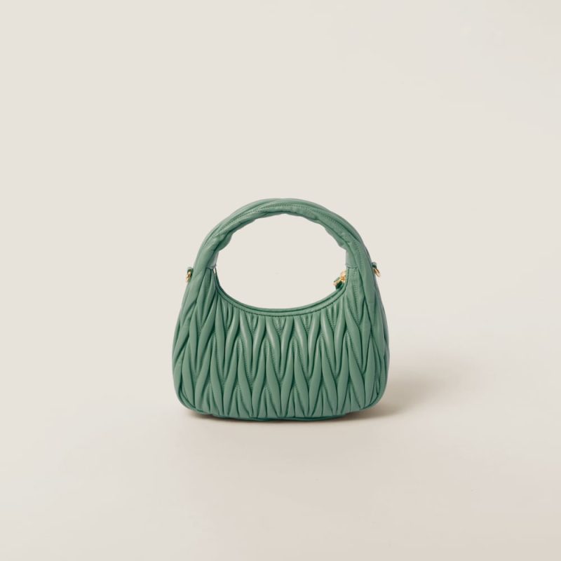 Wander matelassé nappa leather hobo bag - Image 3