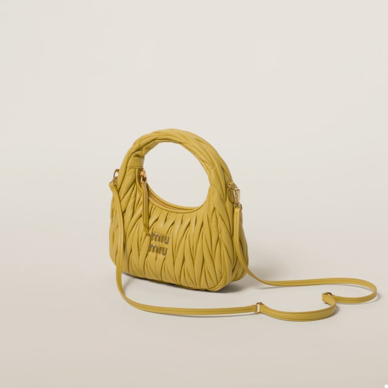 Wander matelassé nappa leather hobo bag - Image 3