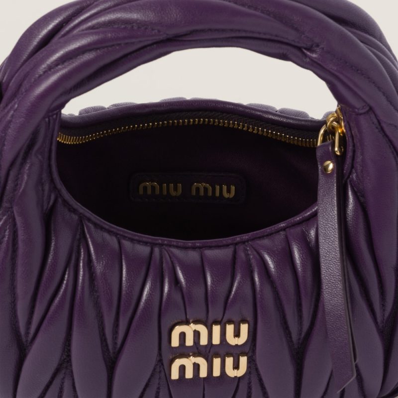 Wander matelassé nappa leather hobo mini-bag - Image 5