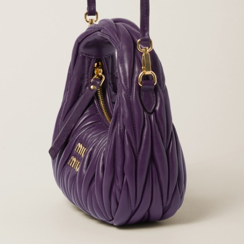Wander matelassé nappa leather hobo mini-bag - Image 6