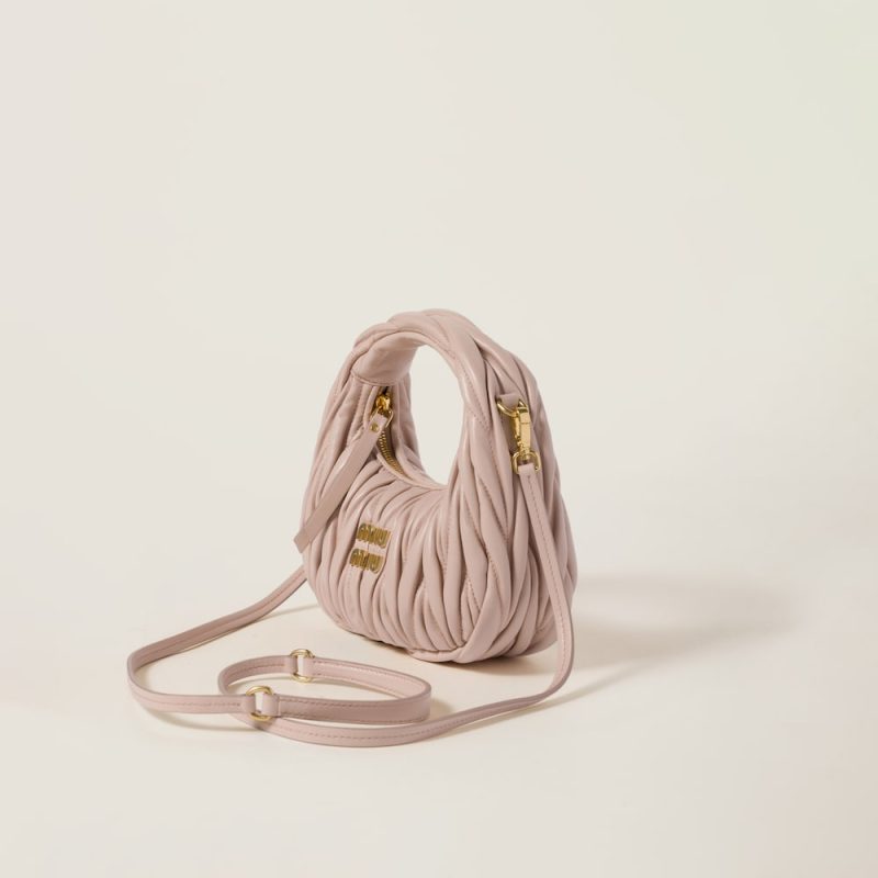 Wander matelassé nappa leather hobo mini-bag - Image 2