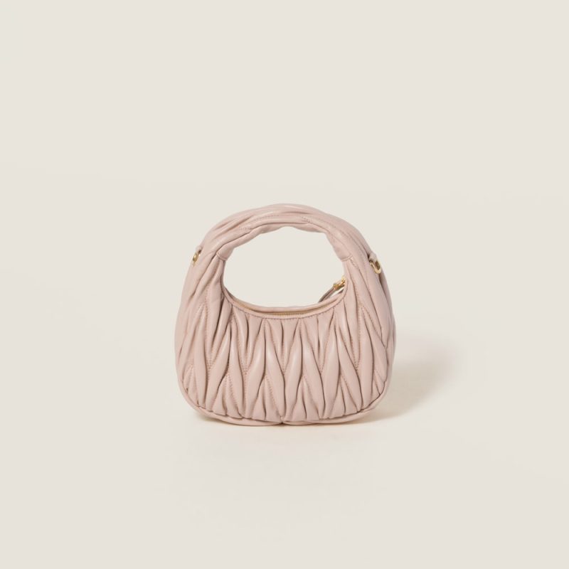 Wander matelassé nappa leather hobo mini-bag - Image 3