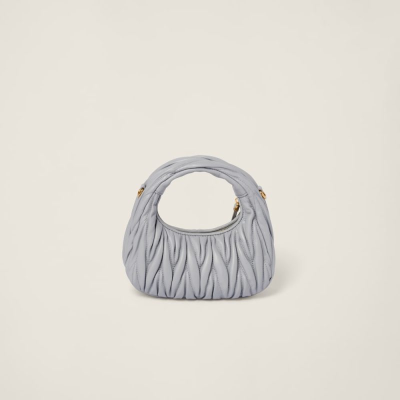 Wander matelassé nappa leather hobo mini-bag - Image 3