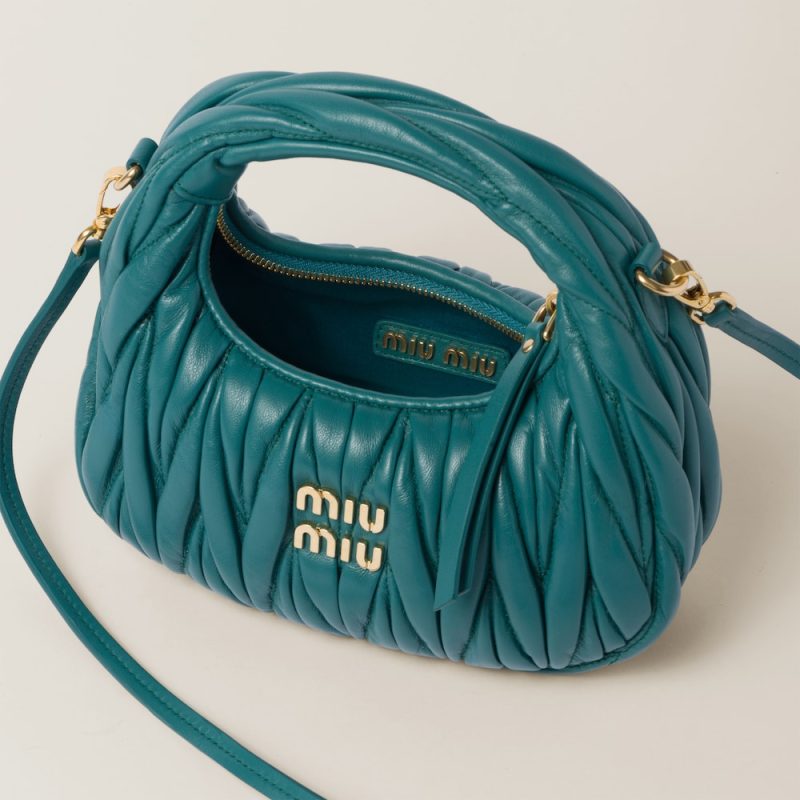 Wander matelassé nappa leather hobo mini-bag - Image 6