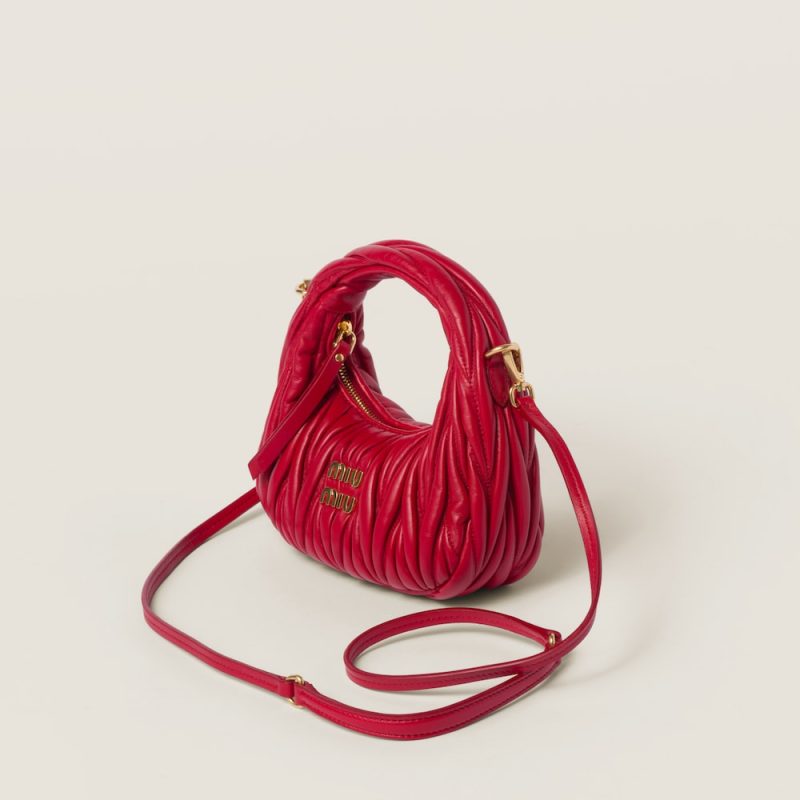 Wander matelassé nappa leather hobo mini-bag - Image 2