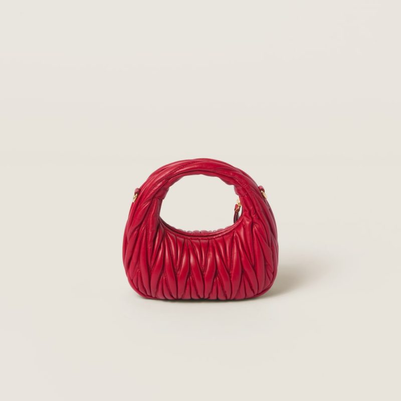 Wander matelassé nappa leather hobo mini-bag - Image 3