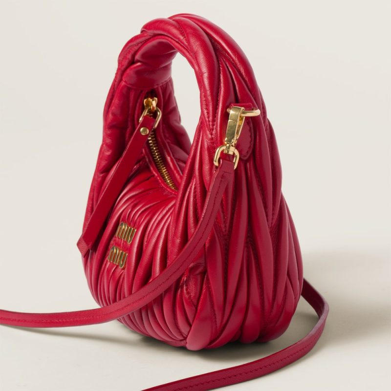 Wander matelassé nappa leather hobo mini-bag - Image 5