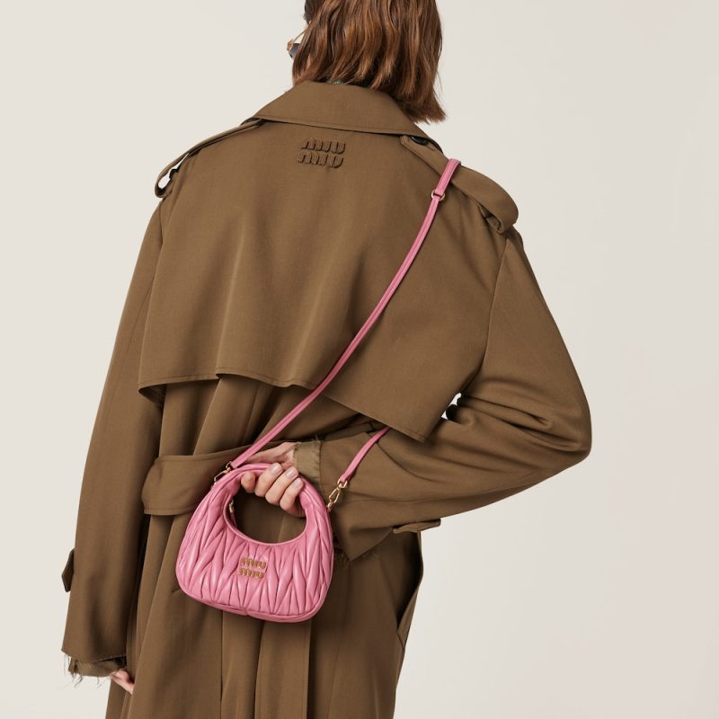 Wander matelassé nappa leather hobo mini-bag - Image 2