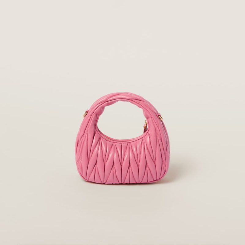 Wander matelassé nappa leather hobo mini-bag - Image 4
