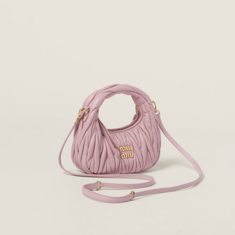 Wander matelassé nappa leather hobo mini-bag - Image 3