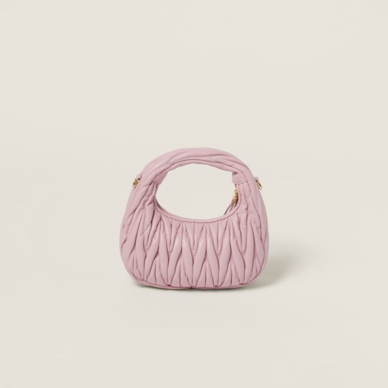 Wander matelassé nappa leather hobo mini-bag - Image 4
