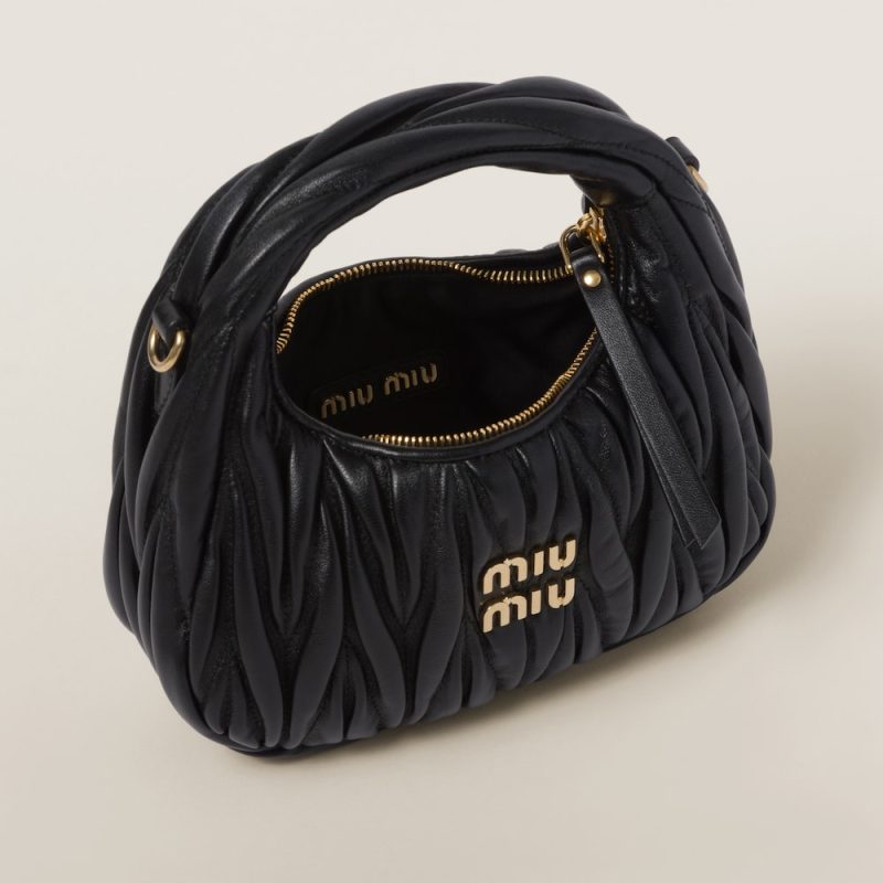 Wander matelassé nappa leather hobo mini-bag - Image 5