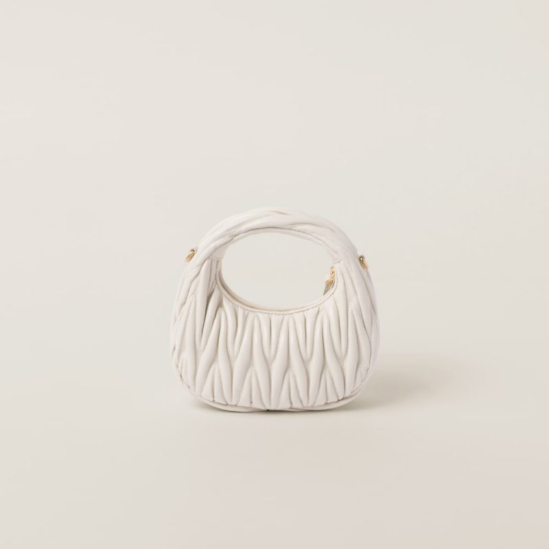 Wander matelassé nappa leather hobo mini-bag - Image 3